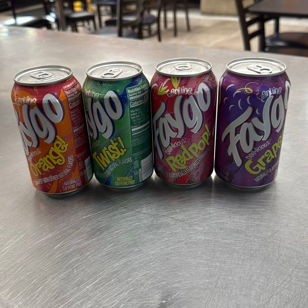 Canned Drinks.
