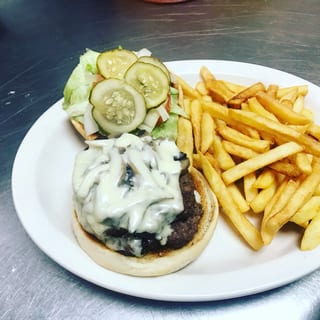 Double Mushroom Burger Combo
