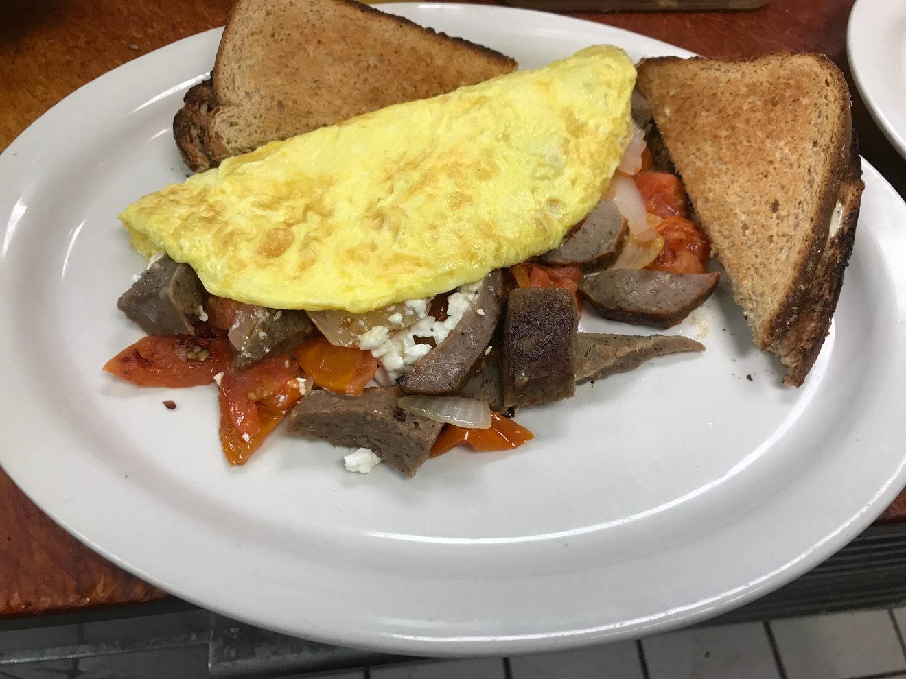 Gyro Omelette.