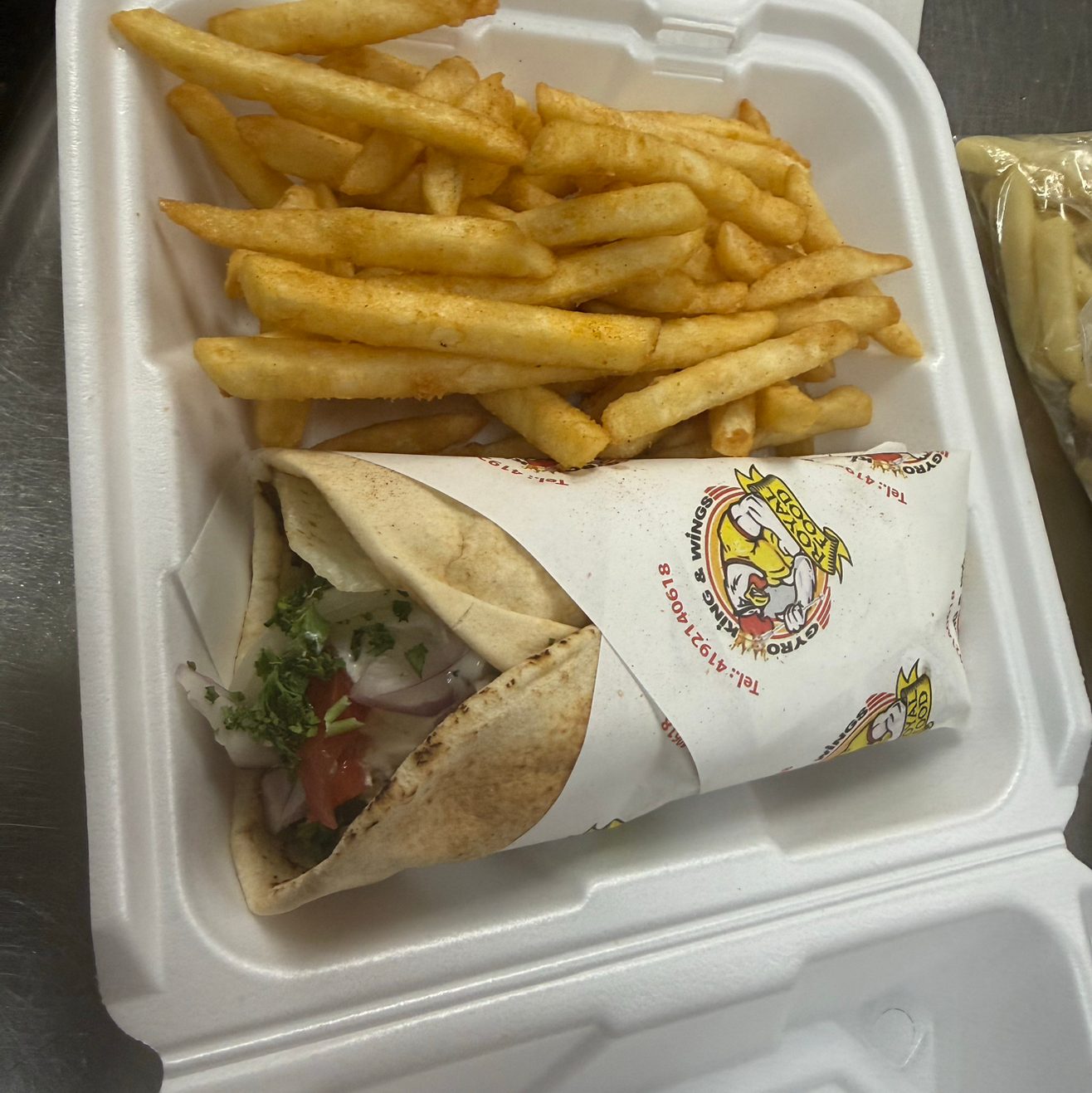 Mixed Meat Gyro.