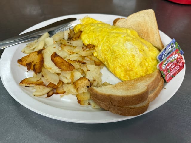 Veggie Omelette.