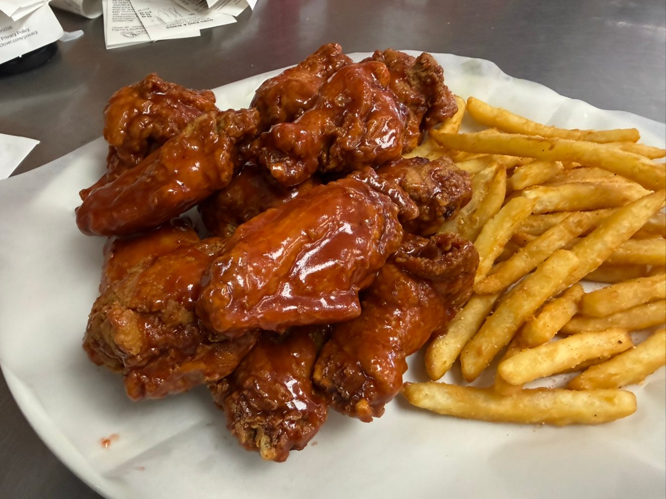 Jumbo Wings Combo.