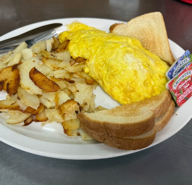 Philly Steak Omelette.